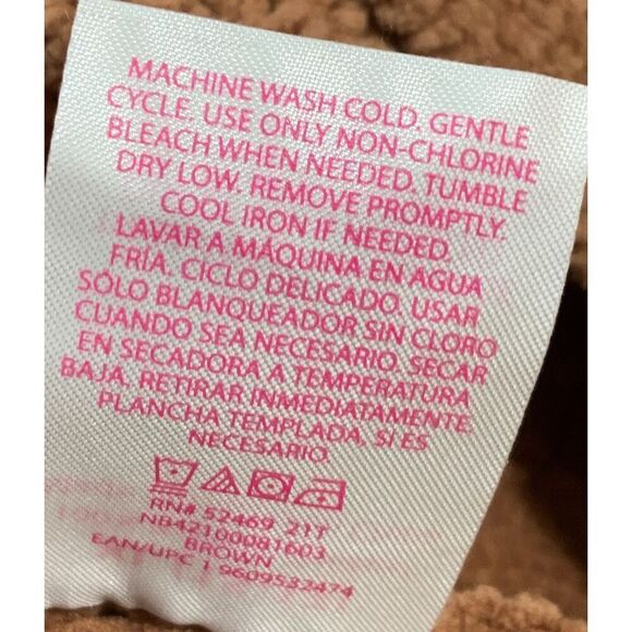 No Boundaries Brown Fringe Knit Crew Neck Long Sleeve Academia Sweater Size XL - Picture 14 of 14